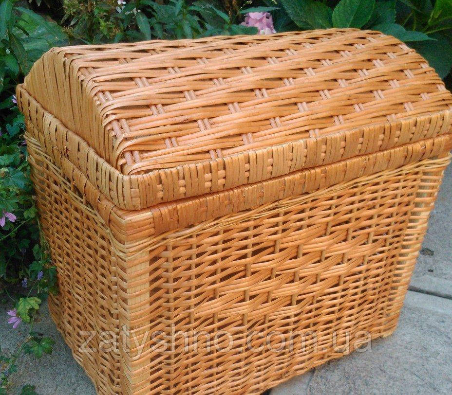 Маленька плетена скриня з лози Київ - фото 6