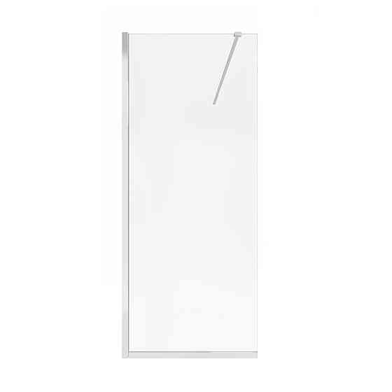 Душова перегородка Qtap Walk-In Standard CRM209.C8 90х200 см, скло Clear 8 мм, покриття CalcLess Київ