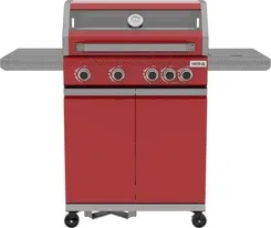 Гриль Wolnostojący grill gazowy ITAMI 4+1 czerwony | z szybą | 14,5 kW | 1380x580x1180 mm Київ