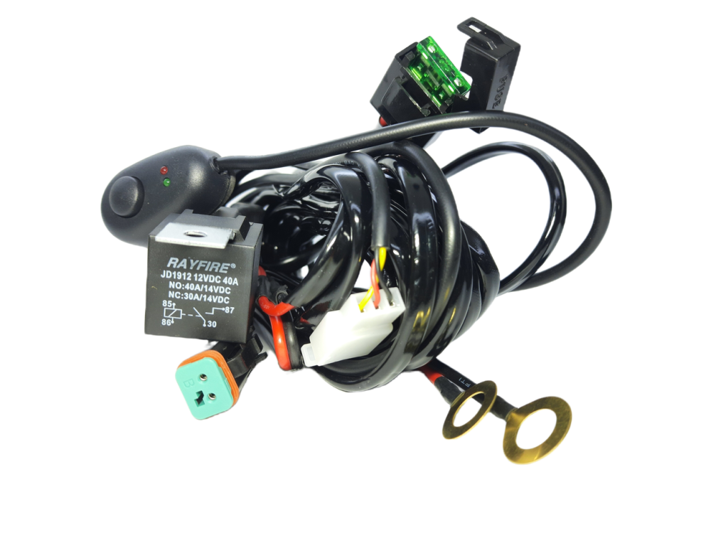 Універсальна проводка StarLight №11 для фар робочого світла 5,6м 240W кнопка ON-OFF (1 режим) + реле 12V Харків - фото 1