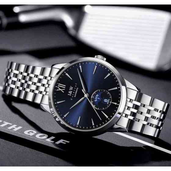 Годинник чоловічий механічний Carnival New York Сріблястий Вінниця