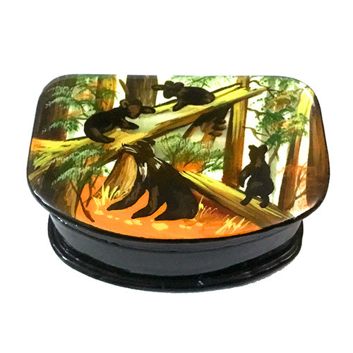 Скринька мініатюра розписна дерев'яна Київ - фото 1