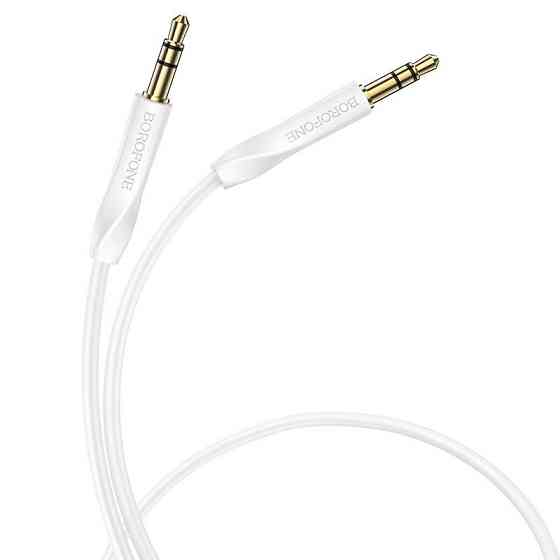 Аудио кабель BOROFONE BL16 Clear sound AUX audio cable, цвет белый BL16W Одесса
