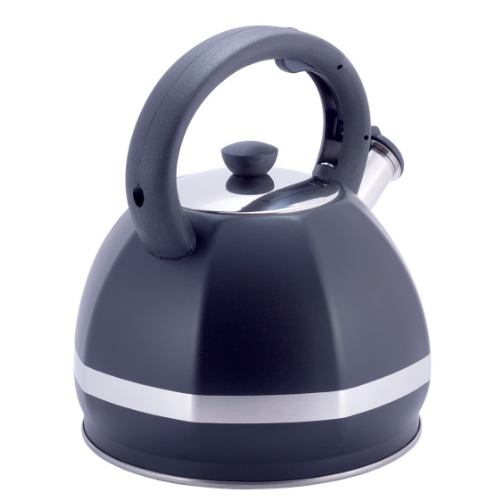 Чайник 3л нержавіюча сталь зі свистком з нейлоновою ручкою блакитний 1078 KAMILLE Житомир - фото 7