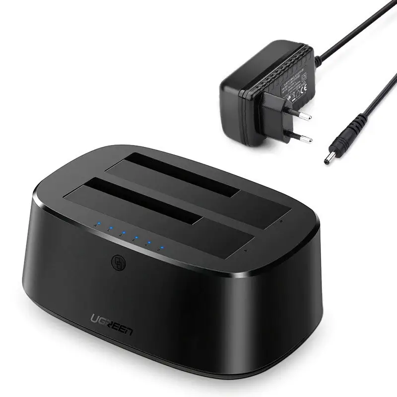 Док-станція UGREEN CM198 USB 3.0 to SATA Dual-Bay Hard Drive Duplicator/Cloner EU (UGR-50857) Киев - изображение 3