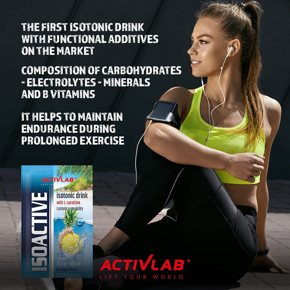Изотонический напиток Iso Active 31,5g 1 sachet (Pineapple) Луцк - изображение 3