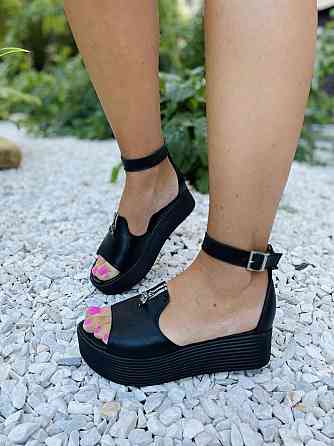 AVALON Босоніжки жіночі AVALON 707 чорні (літо, шкіра натуральна) (3787) Коломыя