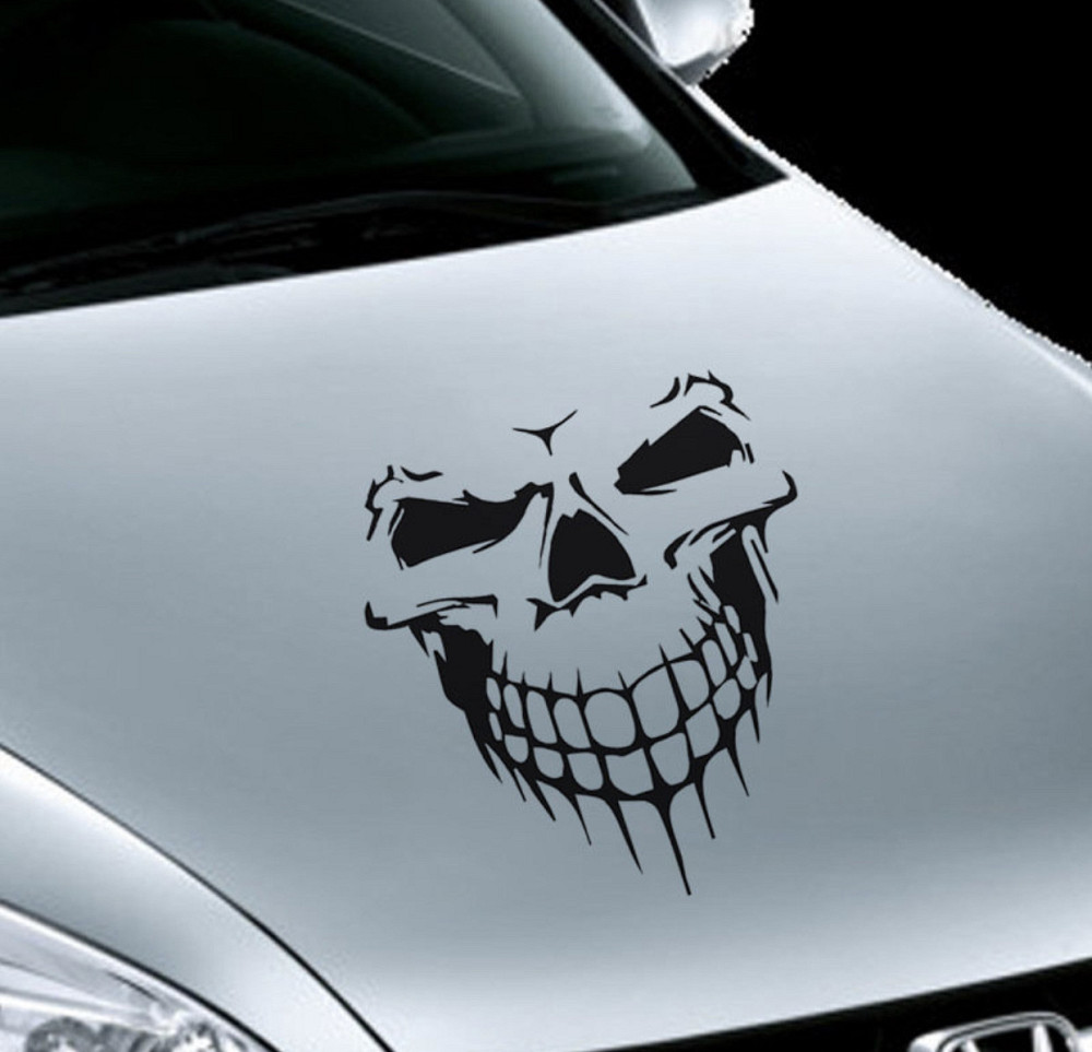 Виниловая наклейка на авто и любую поверхность в Любых размерах  - Череп Черновцы - изображение 1