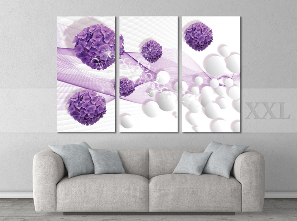 Модульна картина Квіти Абстракція Art-5_XXL Київ - фото 2