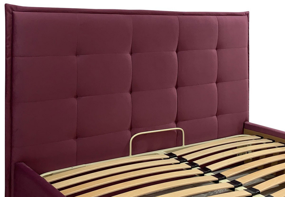 Ліжко Двоспальне Moniсa Standart 180 х 190 см Missoni 28 Бордовий Дніпро - фото 10