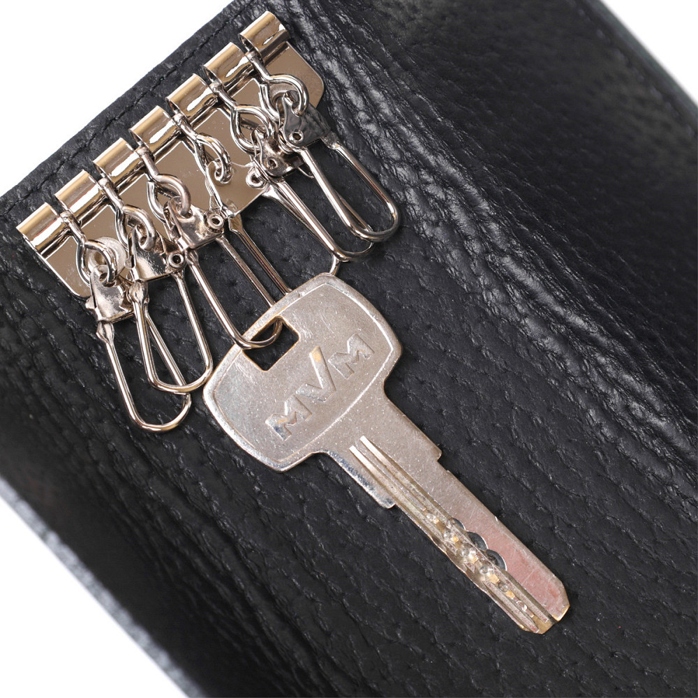 Современная кожаная ключница Shvigel 16531 Зеленый Киев - изображение 4