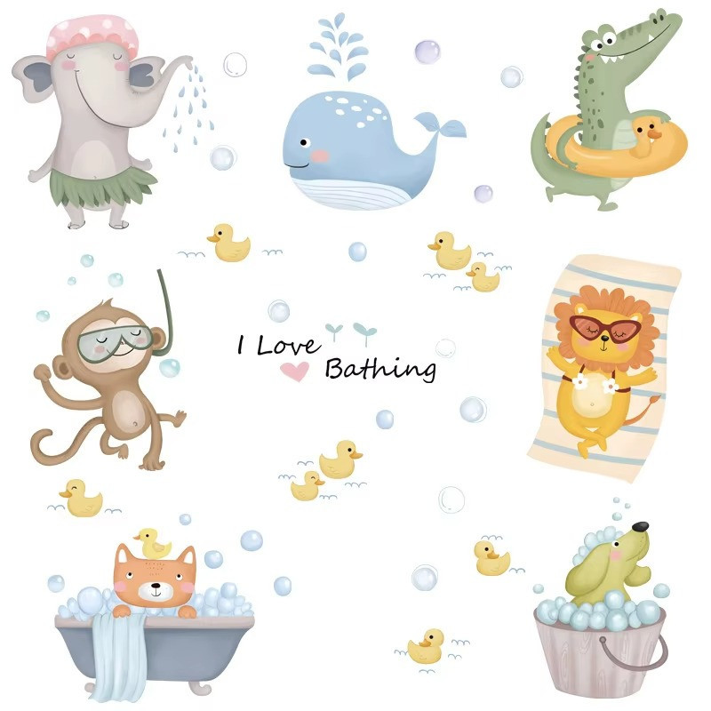 Набор наклеек виниловые на стену в детскую комнату 