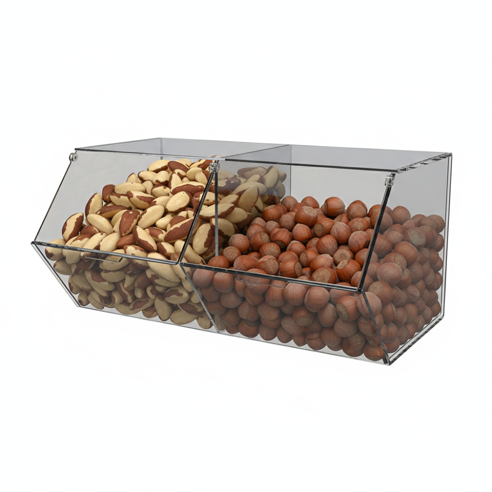 Диспенсер EKOSTAR для мармеладов, снеков, орехов 2 ячейки Киев - изображение 1