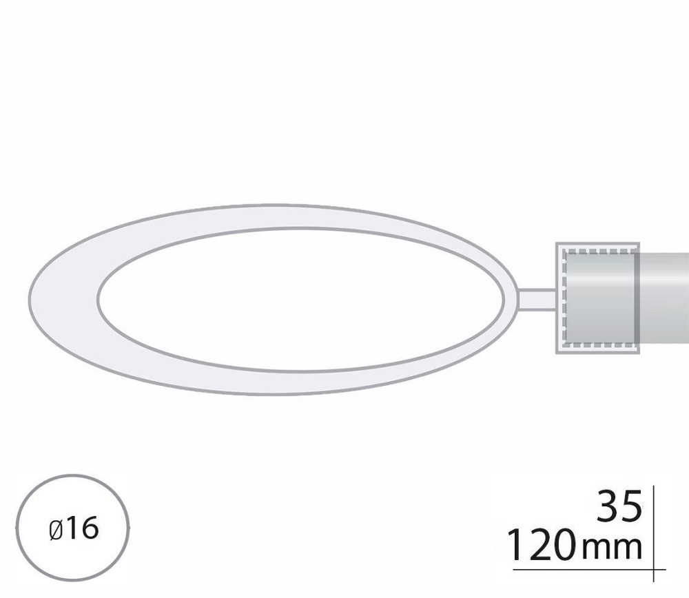 Закінчення для карнизу Orvit ВЕНЕЦІЯ 16 мм МІДЬ Львів - фото 2