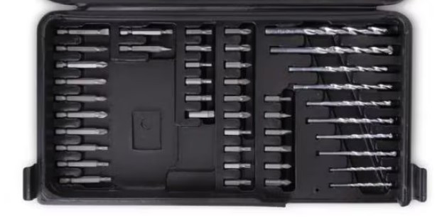 SR-040 Набор Аккумуляторных Шуруповертов 24V с 2 АКБ, Быстрой Зарядкой и 94 Аксессуарами в Кофре (18+1 режим) Одесса - изображение 6