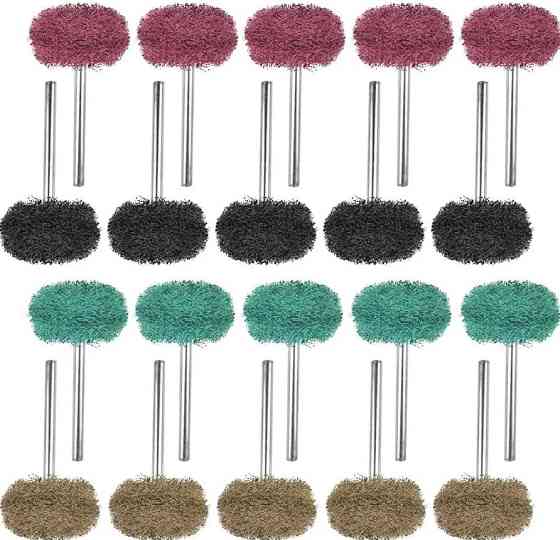 Набір полірувальних кругів щіток 25 мм для гравера дремеля Dremel, 25 шт. Винница