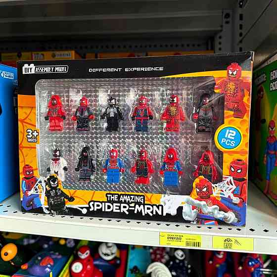 Дитячий набір фігурок Spider Man конструктор, фігурки чоловічки Людина Павук ( 150 ) Харків