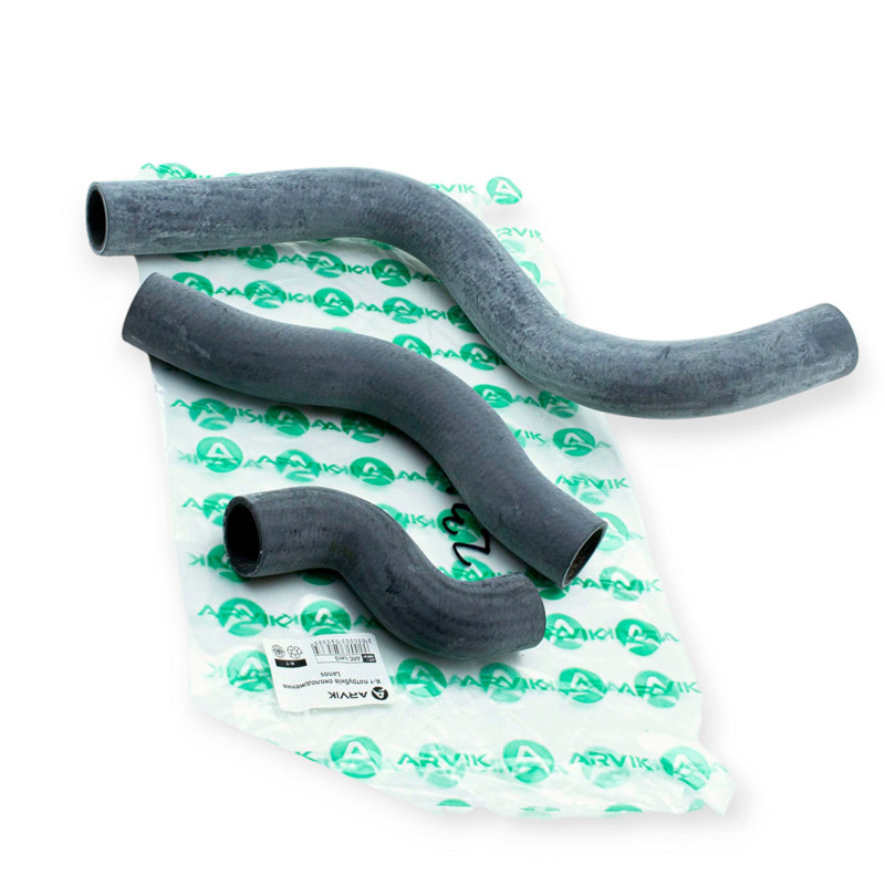 Патрубок Ланос (1,5) 3шт радиатора Мукачево - изображение 1