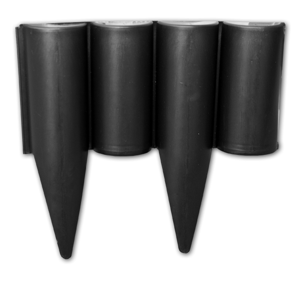 Декоративный заборчик для дачи 2,5м черный PALGARDEN Bradas, Польша Киев - изображение 1