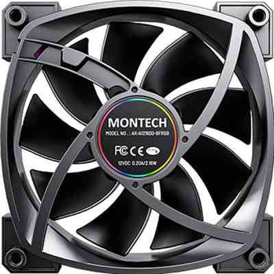 Кулер для корпуса MONTECH AX120 PWM BLACK Винница
