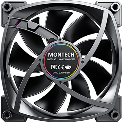 Кулер для корпуса MONTECH AX120 PWM BLACK Винница - изображение 5