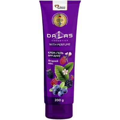 Гель для душа Dalas Cosmetics Ягодный микс 200 г (4262396142078) Вінниця