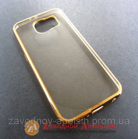 Samsung G920 S6 чохол Electroplating gold Одеса - фото 1