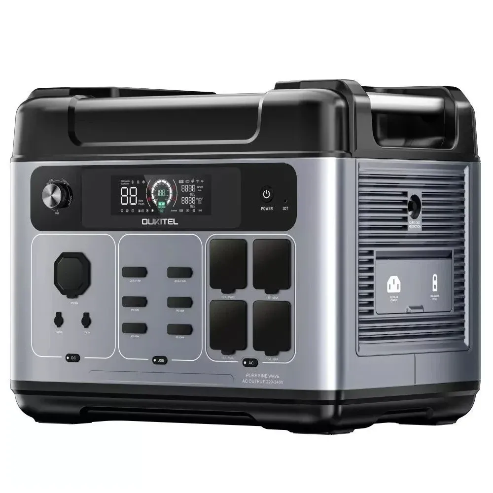 Портативна зарядна станція OUKITEL P2001E PLUS 2400W 2048Wh (42-00145) Киев - изображение 1