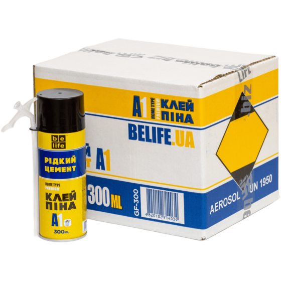 Піна-клей ручна 300мл А1 рідкий цемент Харків