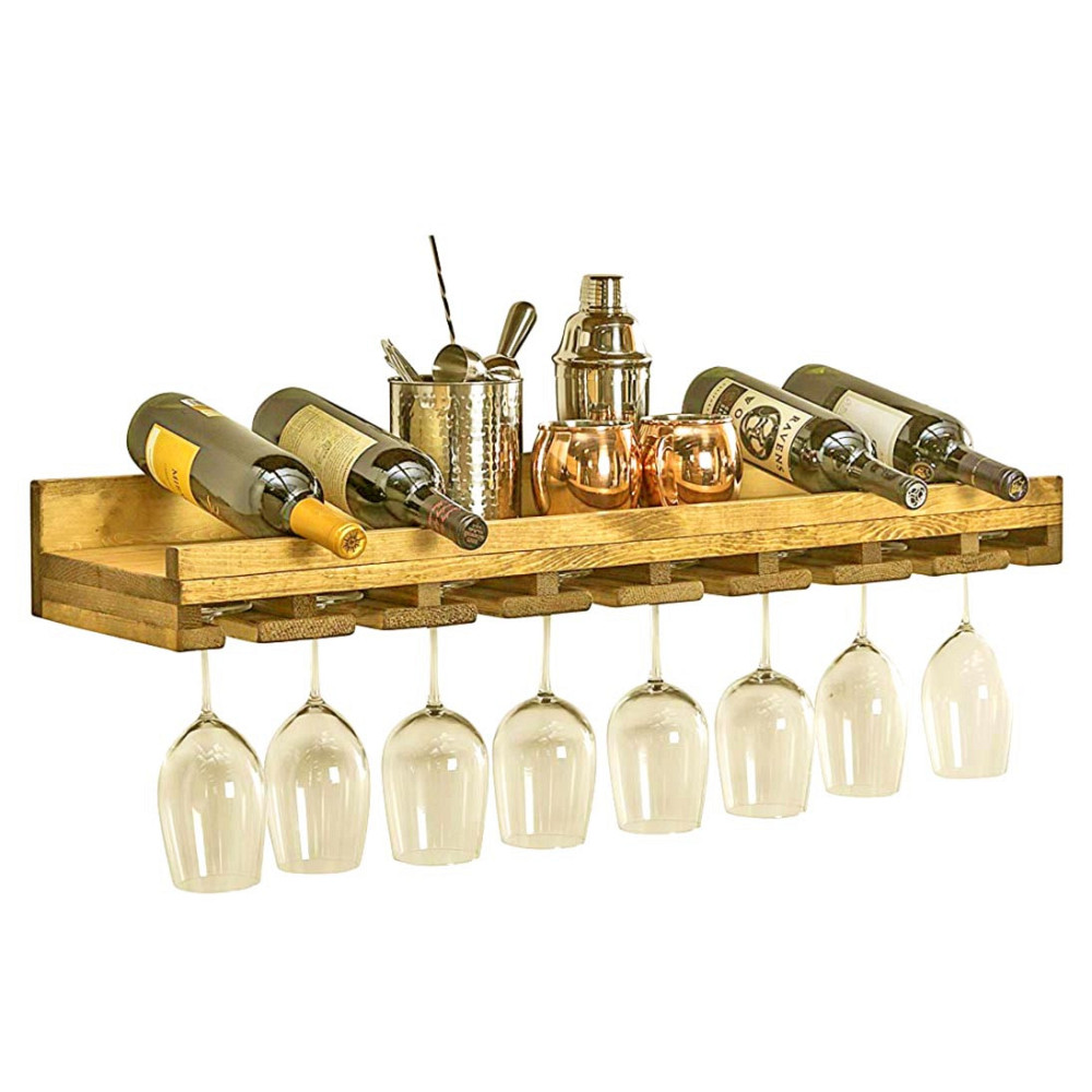 Настінна винна полиця "Ніїгата" сієна Миколаїв - фото 1