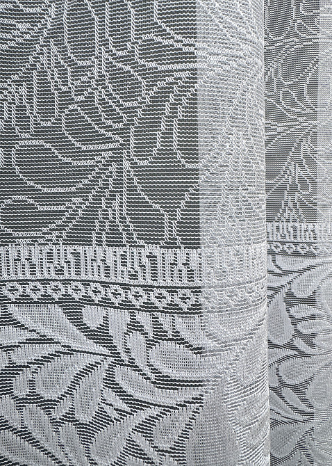 Тюль VR-Textil 1530т Премиум Жаккард Белый 300х270 см (42-0348) Киев - изображение 8