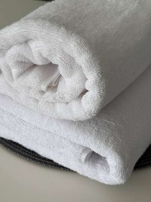 Рушник банний Ideal Textile махровий 100х150 см (56860335) Білий Чернівці - фото 4