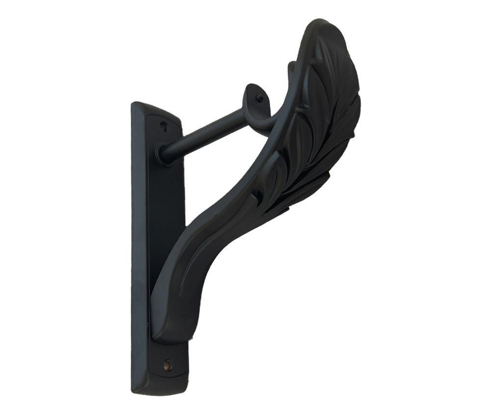 Тримач Orvit РЕТРО однорядний до стіни 25 мм ЧОРНИЙ ОКСАМИТ Львов - изображение 1