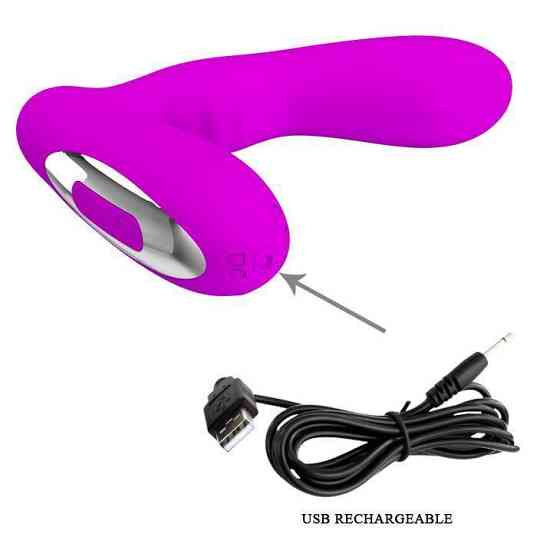 Масажер простати PRETTY LOVE -Piper, 12 vibration functions 12 pulse wave settings Sex Aura Київ