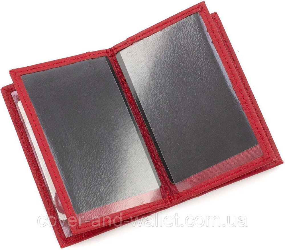 Жіночий шкіряний картхолдер обкладинка на права та Id карту ST Leather Київ - фото 7