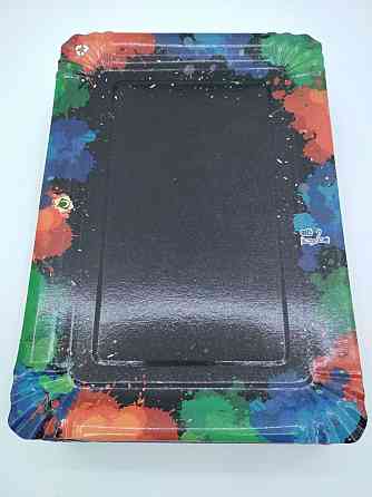 Паперова тарілка з малюнком 100 шт. 15*22 см "No 4" Ніч (1 пачка) Харків