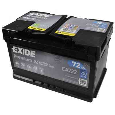 Акумулятор автомобільний EXIDE PREMIUM 72A (EA722) Вінниця