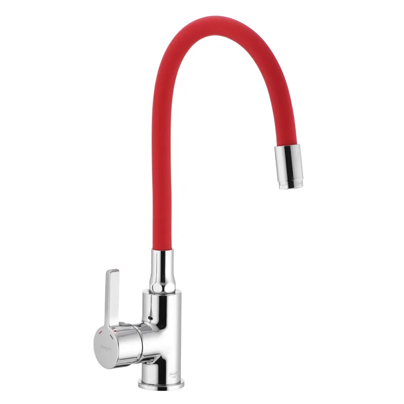 Кухонний змішувач з гнучким силіконовим виливом Ibergrif M22112-1 (IB0067) Харків - фото 1