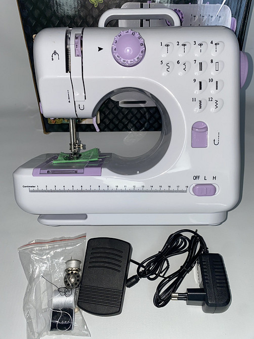 Багатофункціональна портативна швейна машинка з оверлоком Digital Sewing Machine FHSM-505 Одеса - фото 10