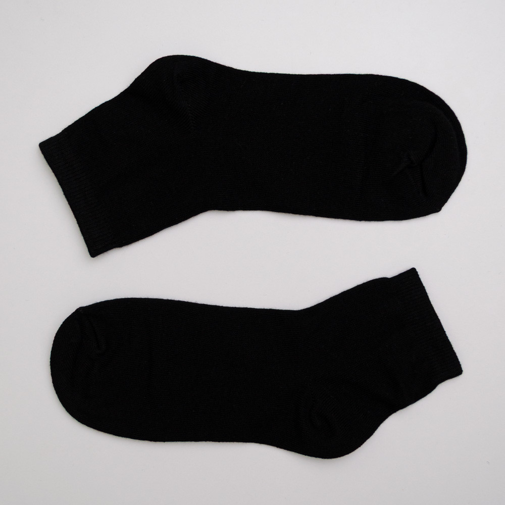 Набор носков мужских хлопковых 10 пар Youstar 049 Низкие 41-47 Белый черный Сумы - изображение 2