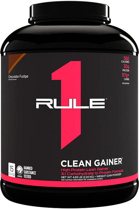 Гейнер Rule One Clean Gainer 2.24 kg (Chocolate Fudge) Луцьк - фото 1