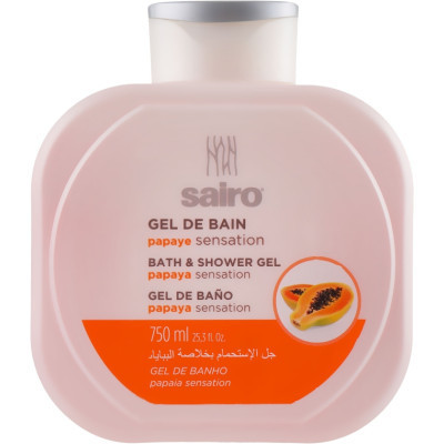Гель для душу Sairo Bath And Shower Gel Папая 750 мл (8414227058164) Вінниця - фото 1