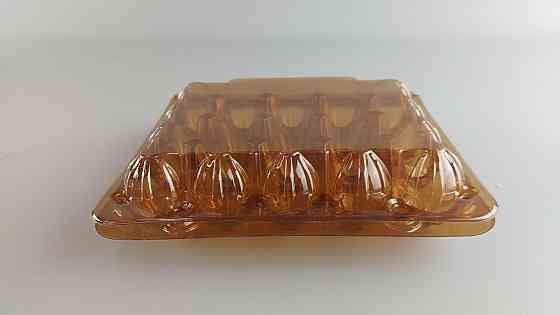 Упаковка для перепелиных яиц 20 ячеек (квадратная) КОРИЧНЕВАЯ (50 шт) Харьков