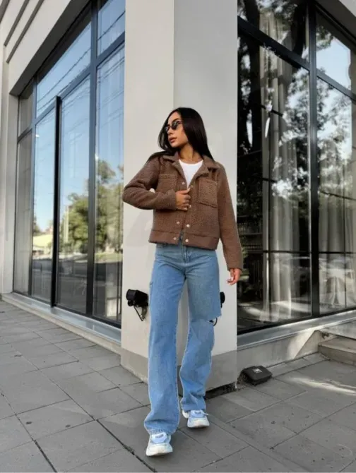 Стильна куртка Тедді весна Одеса - фото 3