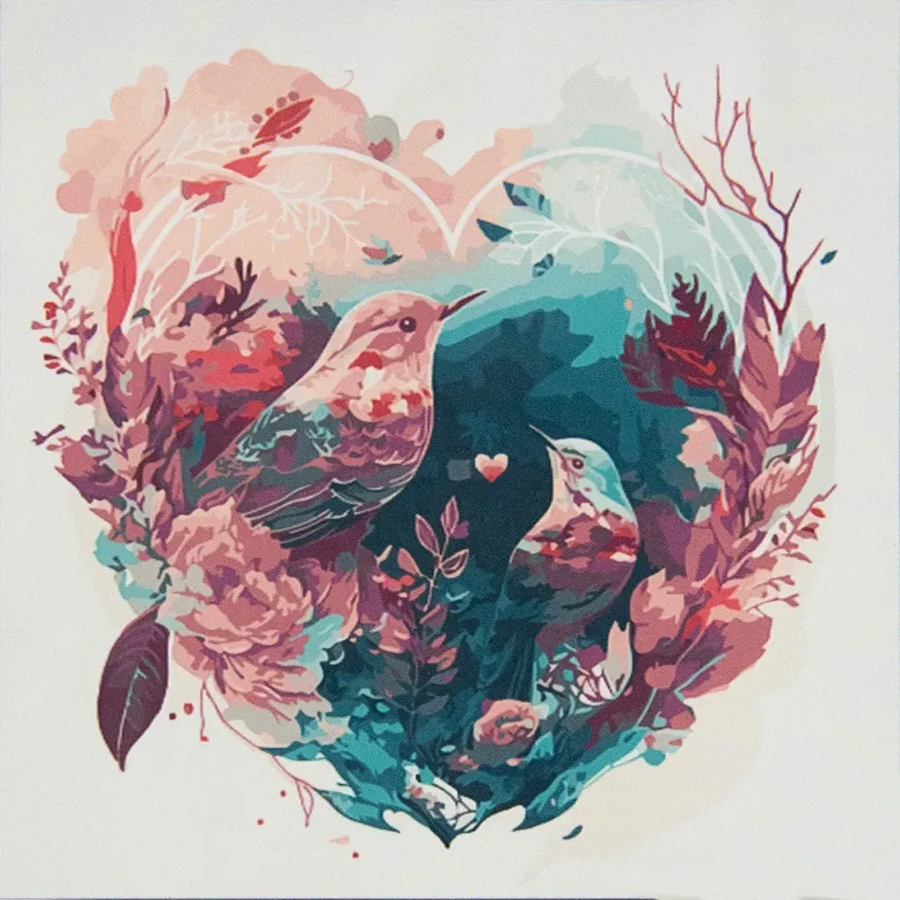 Набір для розпису по номерах Кохання калібрі Strateg розміром 50х50 см (АА016), шт Киев - изображение 1