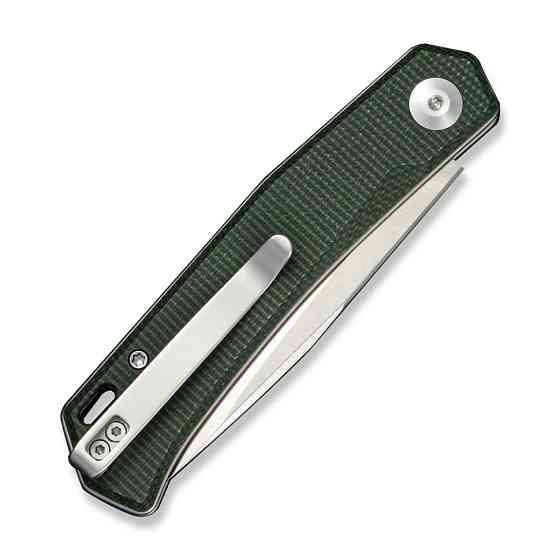 Ніж складаний кишеньковий Sencut Braxx, (7.93 см) D2 / Canvas Micarta зелений Київ