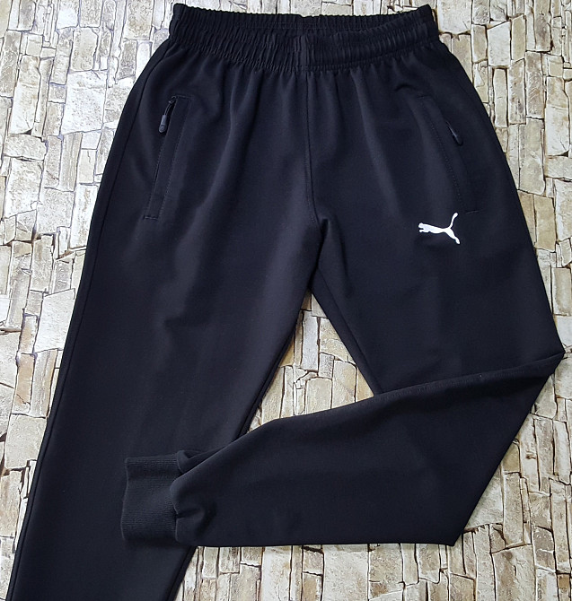 Мужские зауженные трикотажные штаны под манжет Puma Киев - изображение 7