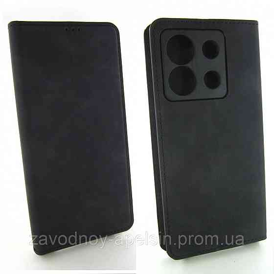 Чохол-книжка Xiaomi Redmi Note 13 Pro 4G Захист камери (чорний) Одеса