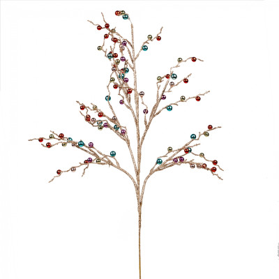 Декоративная ветвь YES! Fun Серые жемчужины, 78 см (974724) Винница - изображение 1