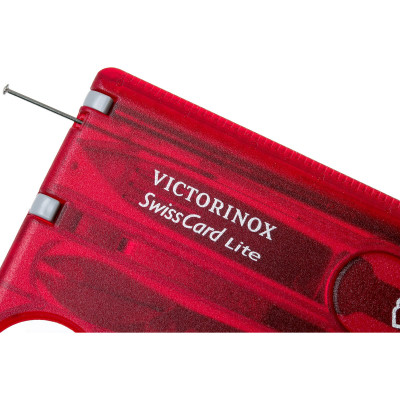Мультитул Victorinox SwissCard Lite Transparent Red (0.7300.T) Винница - изображение 3